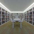 資料圖書室墻面書柜文件柜效果圖