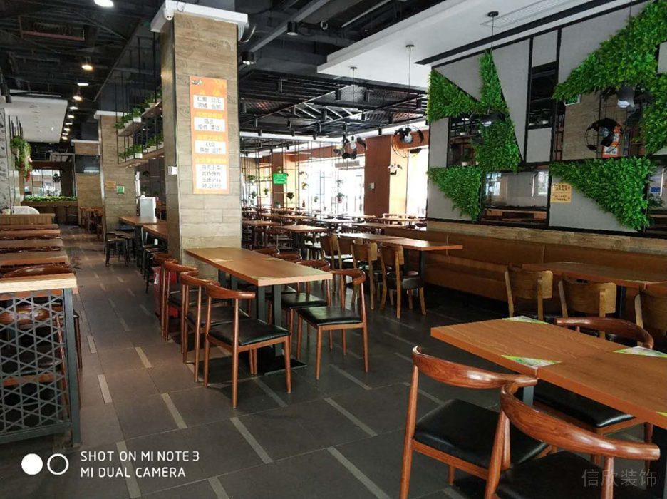 南山快餐店裝修-餐區(qū)4