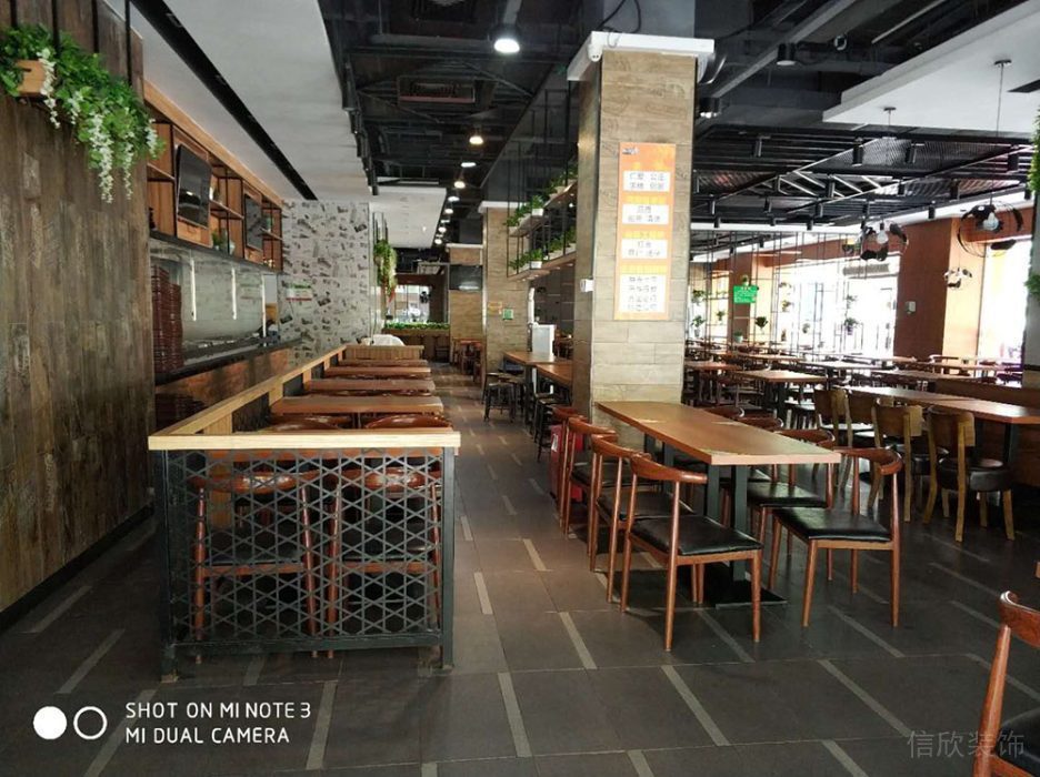 南山快餐店裝修-餐區2