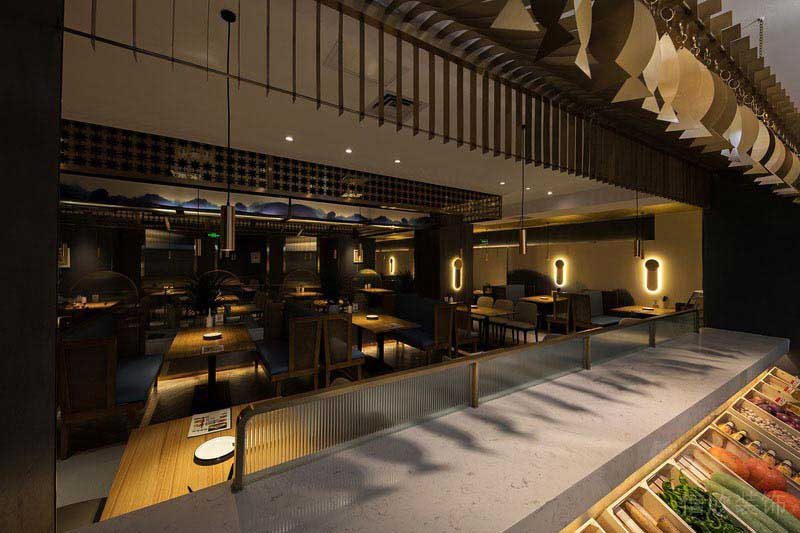 餐廳現(xiàn)代風用餐區(qū)效果圖 (3)