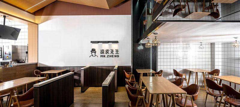 餐廳現(xiàn)代風用餐區(qū)效果圖(3)