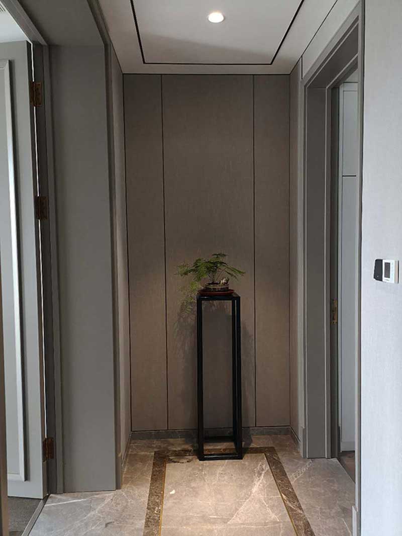 觀深圳南山新中式家居裝修設(shè)計(jì)圖過(guò)道景觀