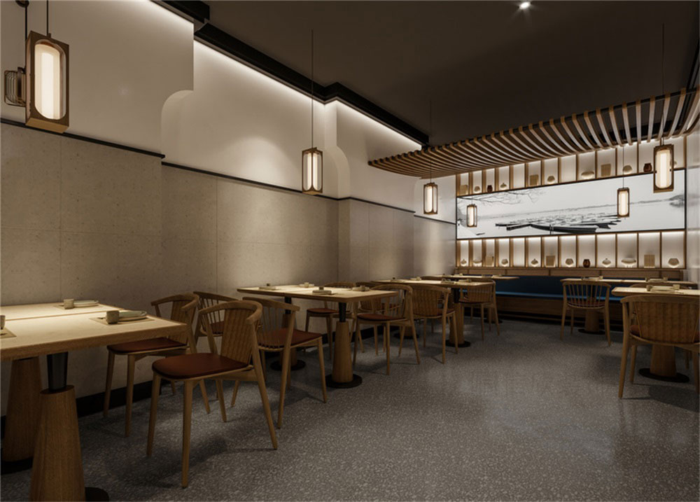 深圳寶安新中式風(fēng)格渝派川菜餐廳裝修設(shè)計(jì)工藝細(xì)節(jié)