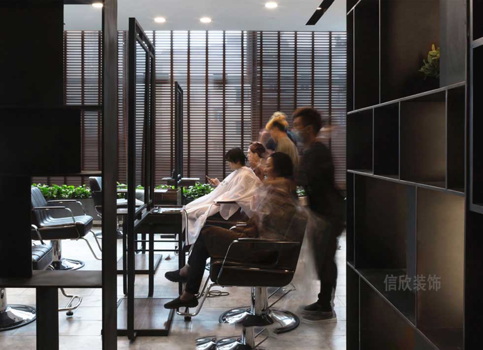 深圳羅湖美發(fā)店造型區(qū)裝修設計