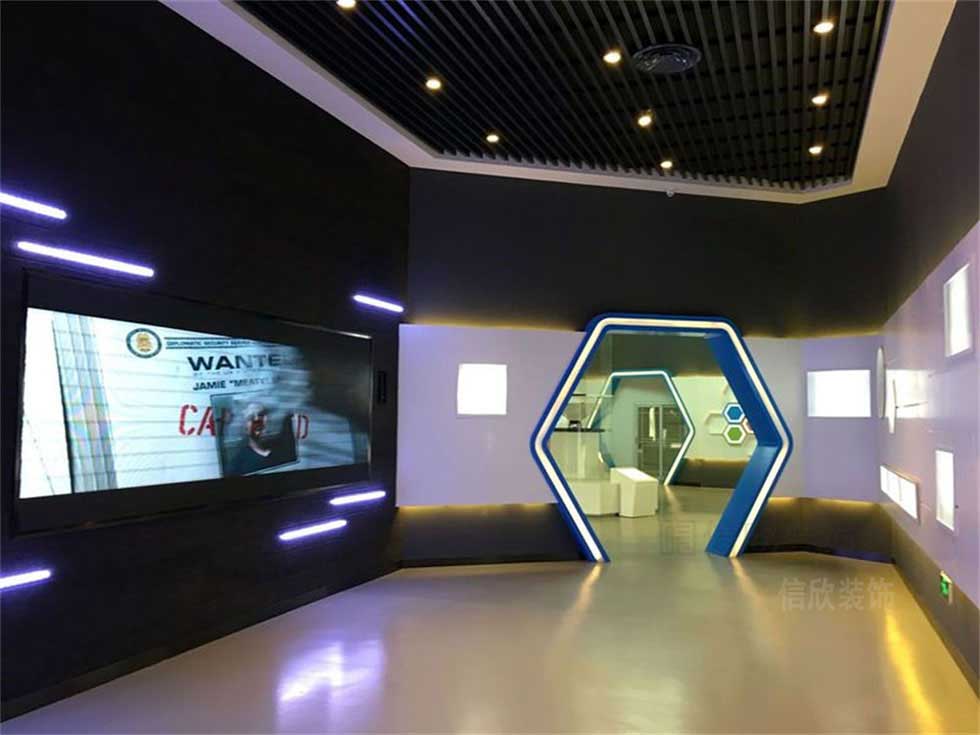 高科技企業(yè)展廳小放映廳裝修設(shè)計