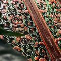 中國傳統(tǒng)木雕彩繪紅綠設(shè)計(jì)非遺技藝設(shè)計(jì)圖