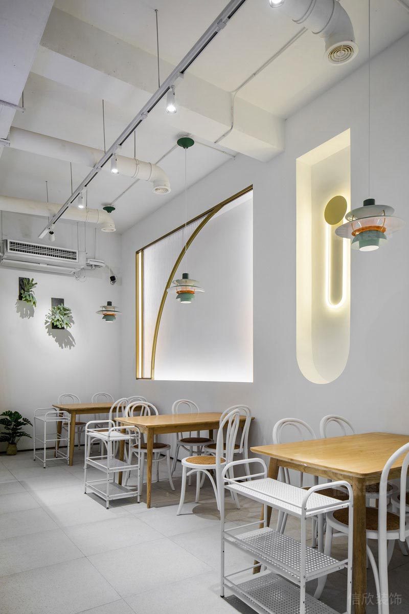 福田北歐風格餐廳裝修火鍋店設(shè)計效果圖藝術(shù)吊燈