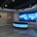 四川廣安日報演播室裝修設(shè)計