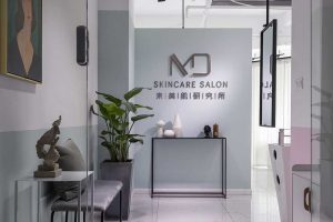 深圳龍崗簡約風(fēng)格50平方美容院裝修設(shè)計