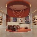 深圳市龍崗區(qū)布吉現(xiàn)代輕奢風(fēng)奢侈品店裝修設(shè)計(jì)大廳