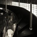 深圳龍華區(qū)黑色金屬酒吧不銹鋼樓梯裝修設(shè)計(jì)