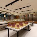 羅湖區(qū)黃貝嶺面包店中島玻璃大理石展柜裝修設(shè)計(jì)